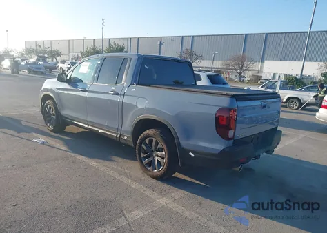 2025 Honda Ridgeline Sport из США, поврежденный, VIN 5FPYK3F10SB008478